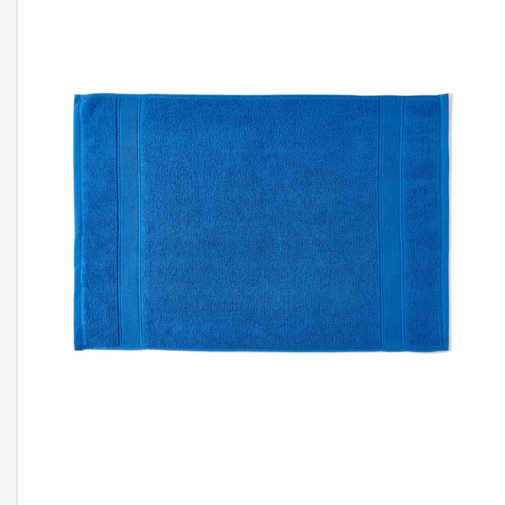 Lauren Ralph Lauren Sanders Solid Antimicrobial Bath Mats - Maritime Blue